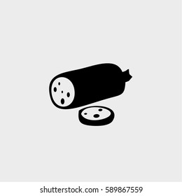 sausage icon vector