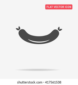 Sausage icon. Vector concept illustration for design.