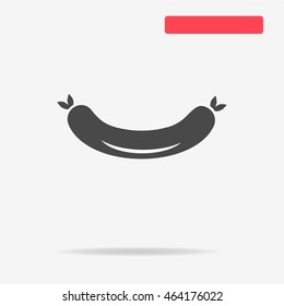 Sausage icon. Vector concept illustration for design.