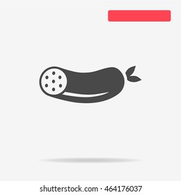 Sausage icon. Vector concept illustration for design.