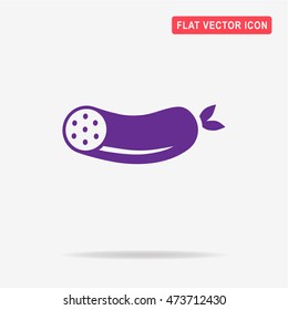 Sausage icon. Vector concept illustration for design.