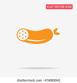 Sausage icon. Vector concept illustration for design.