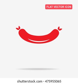 Sausage icon. Vector concept illustration for design.