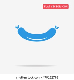 Sausage icon. Vector concept illustration for design.