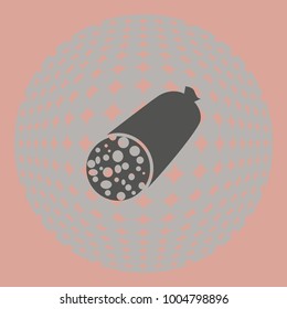 sausage icon, vector design element