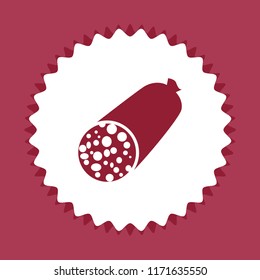 sausage icon, vector design element