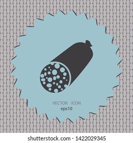 sausage icon, vector design element