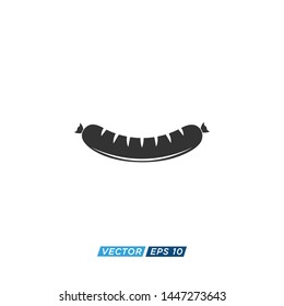 Sausage Icon Vector Design Illustration 