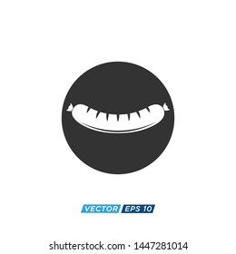 Sausage Icon Vector Design Illustration 