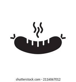 Sausage Icon Vector Design Template Illustration Sign And Symbol