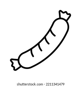 sausage icon vector design template in white background