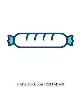 sausage icon vector design template in white background