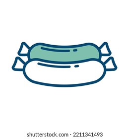 sausage icon vector design template in white background