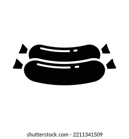 sausage icon vector design template in white background