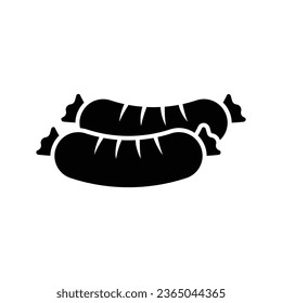 sausage icon vector design template simple and clean