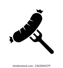 sausage icon vector design template simple and clean