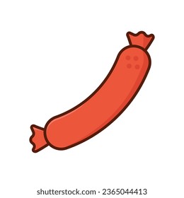 sausage icon vector design template simple and clean