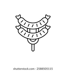 Sausage icon vector design templates simple and modern