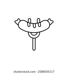 Sausage icon vector design templates simple and modern