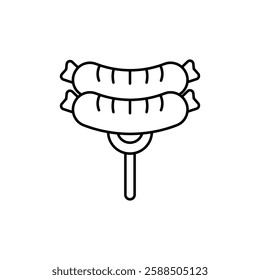 Sausage icon vector design templates simple and modern