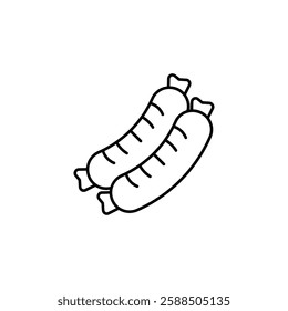 Sausage icon vector design templates simple and modern