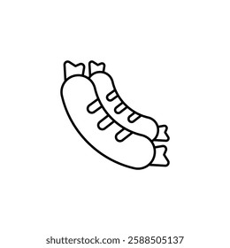 Sausage icon vector design templates simple and modern