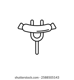 Sausage icon vector design templates simple and modern
