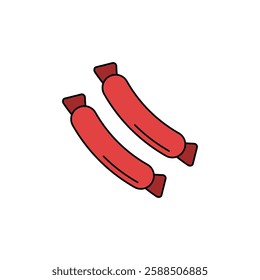 Sausage icon vector design templates simple and modern concept