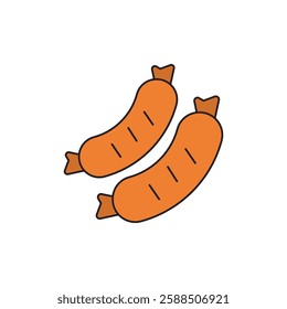 Sausage icon vector design templates simple and modern concept