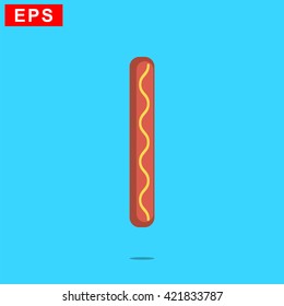 sausage icon, vector sausage food sign, isolated salami and sausage icon
