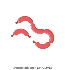 Sausage Icon Vector Illustration