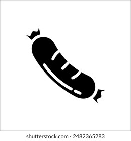 Sausage icon. Vector illustration Isolated on white background.