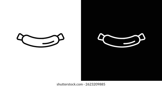 Wurst-Symbol, Vektorgrafik für Web und Mobile