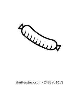 Sausage icon vector set collection for web