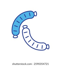 Sausage icon vector stock illustration
