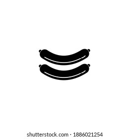 sausage icon vector symbol of food