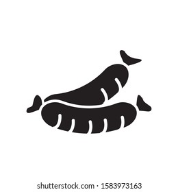 sausage icon vector trendy design