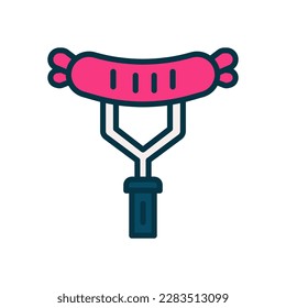 sausage icon for your website, mobile, presentation, and logo design.