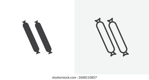 Sausage icons design. vector icons for ui designs