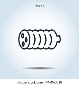 sausage line icon