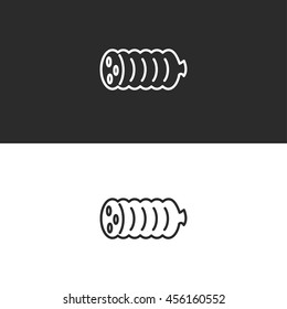 sausage line icon