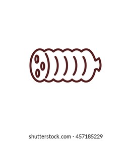 sausage line icon