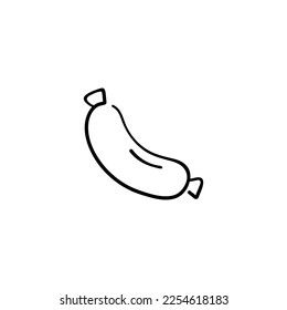 Sausage Line Style Icon Design
