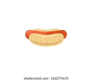 Sausage logo hot dog vector 