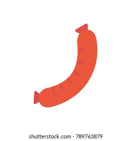 Sausage meat flat icon