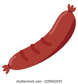 icono de carne salchicha aislado