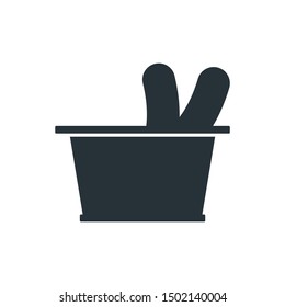Sausage, meat icon vector. Flat icon illustration