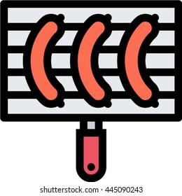 sausage outline icon