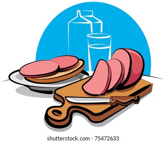 sausage sandwich