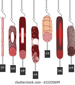 sausage. set